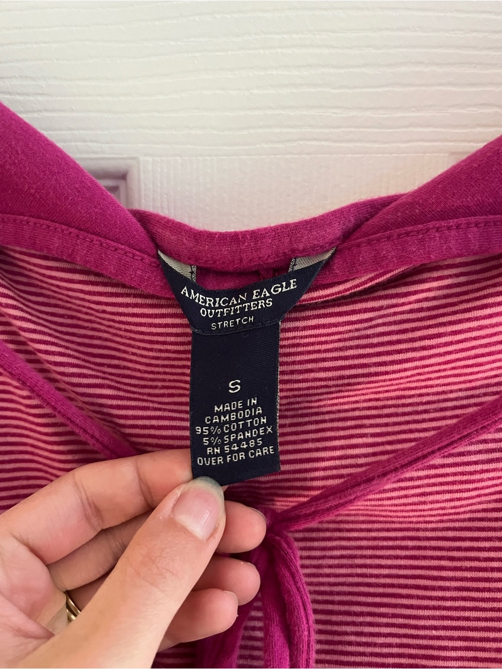 Vintage American Eagle Striped Halter Top - Picture 4 of 4